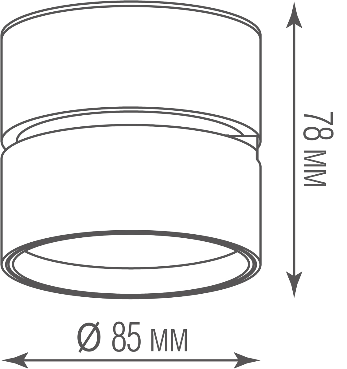Накладной поворотный светодиодный светильник Donolux DL18960R12W1W