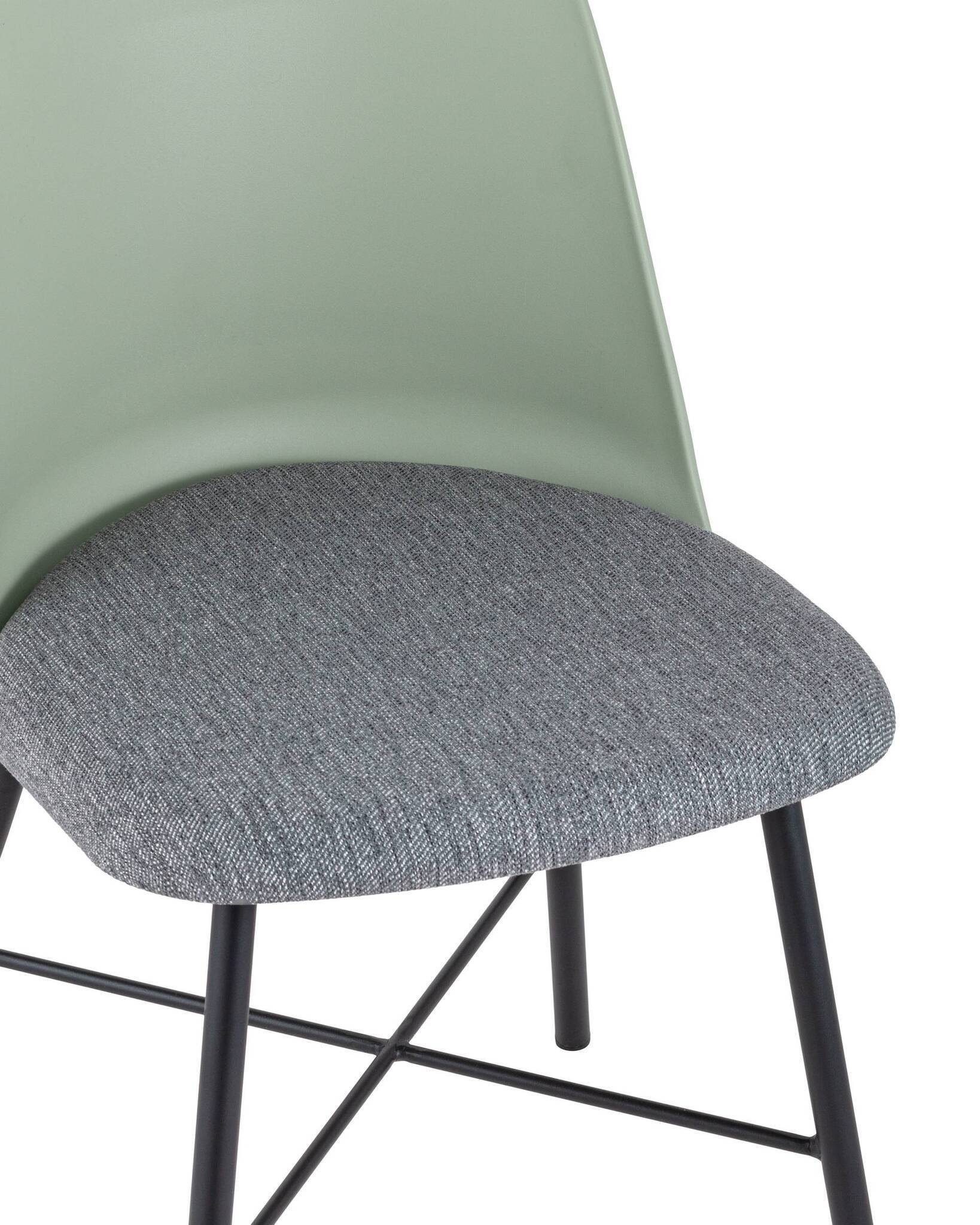 Стул Shell серо-зеленый Stool Group