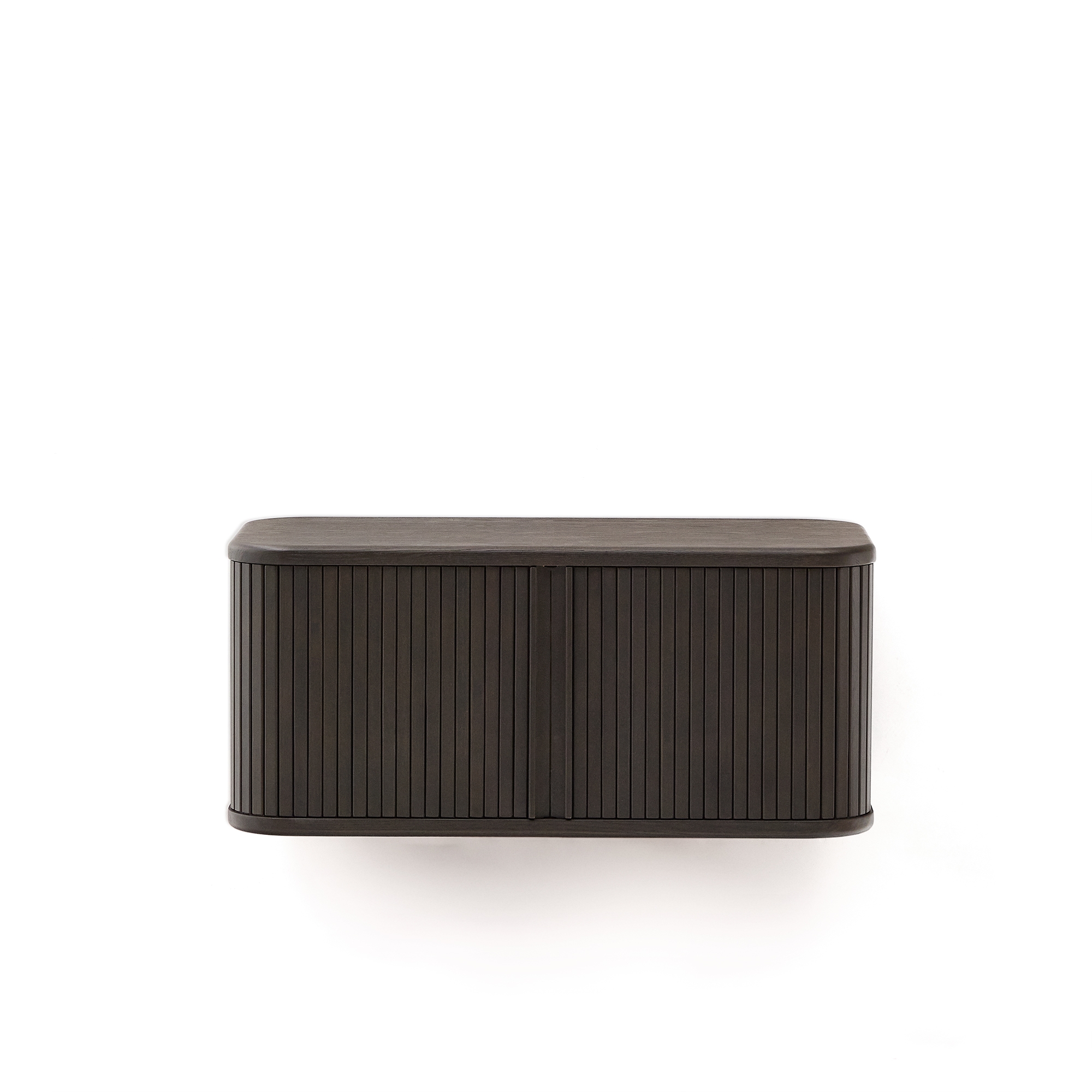 Шкафчик для ванной Mailen из ясеневого шпона в темной отделке, 90 x 45 La Forma (ex Julia Grup)