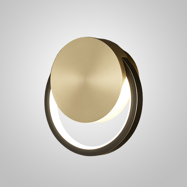 Настенный светильник WOLKE SMALL D15 Black by ImperiumLoft