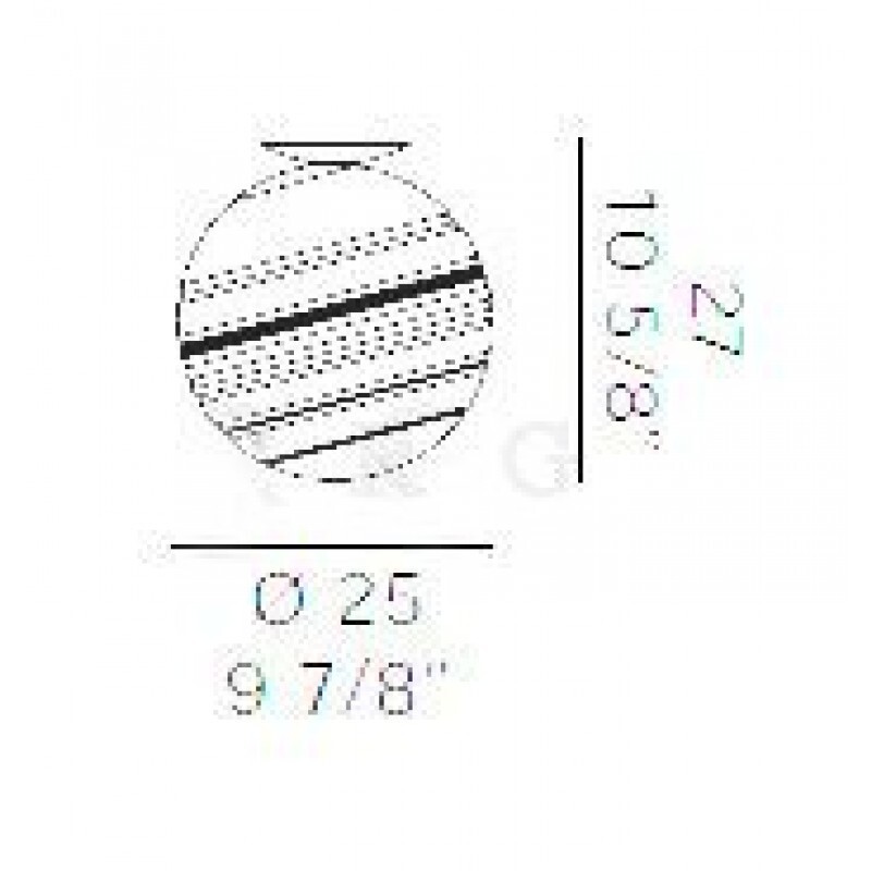 Потолочный светильник De Majo STRATOSFERA P25
