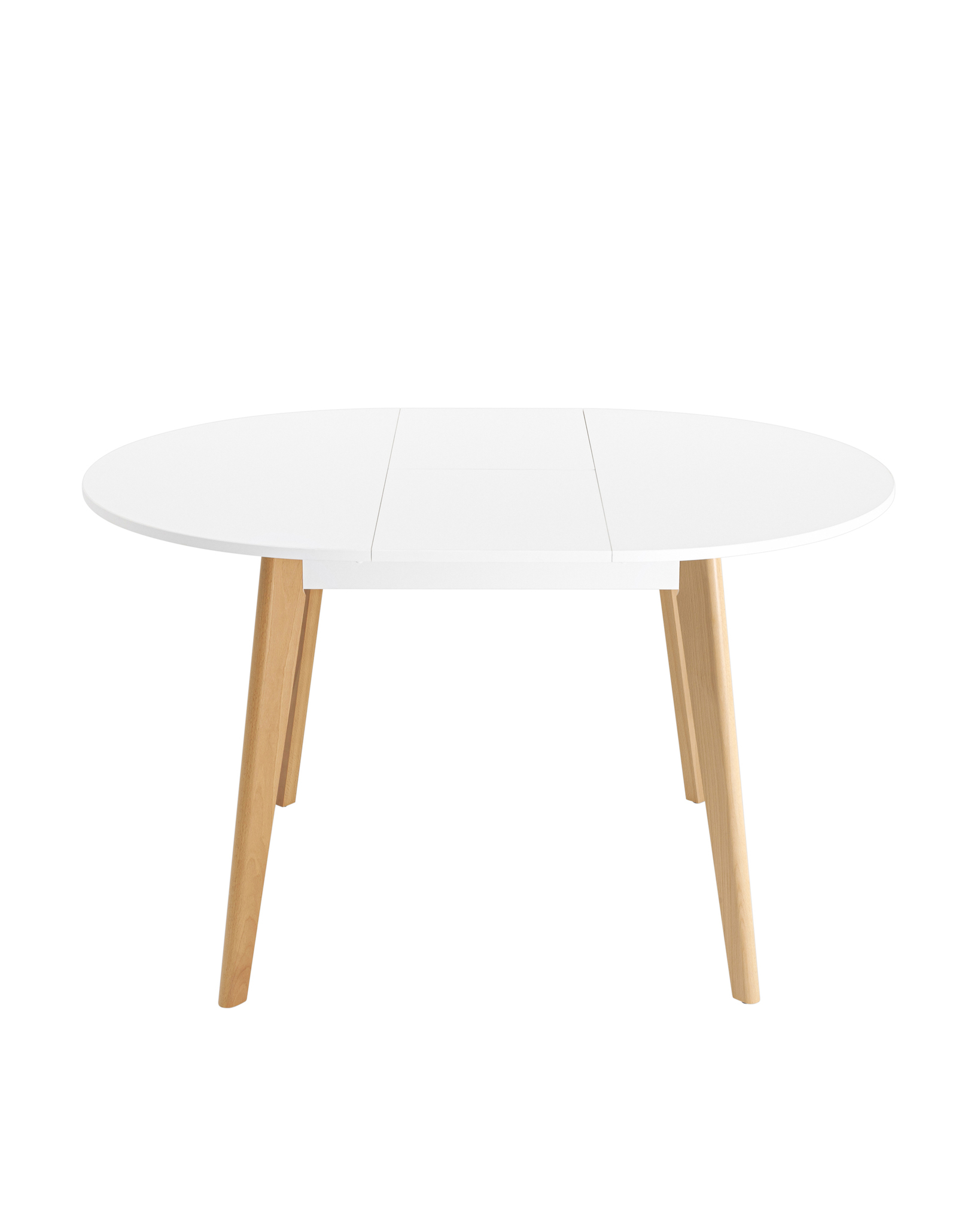 Стол Rondo 100-135*100 бук/белый Stool Group