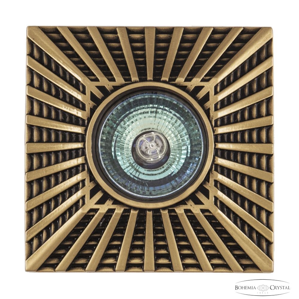 Точечный светильник бронзовый 1791/10/LS PB Bohemia Ivele Crystal