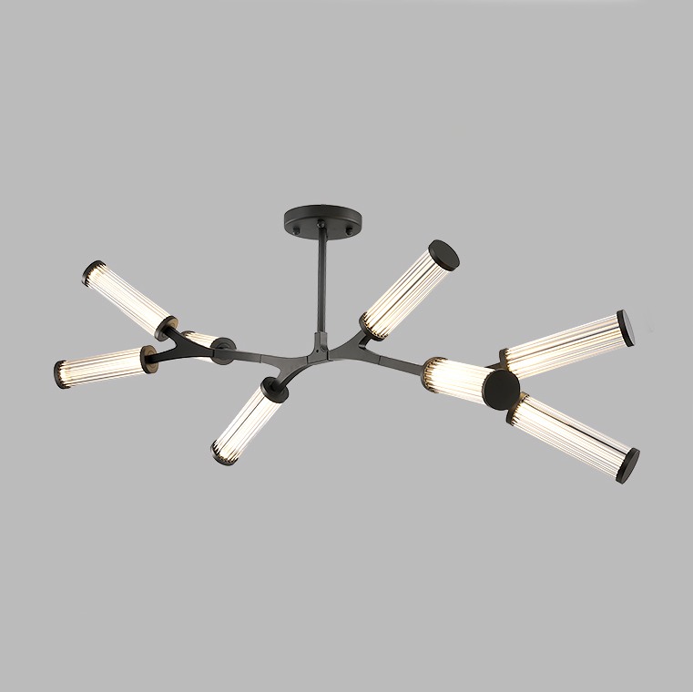 Подвесная люстра RAMOSE А8 Черный by ImperiumLoft