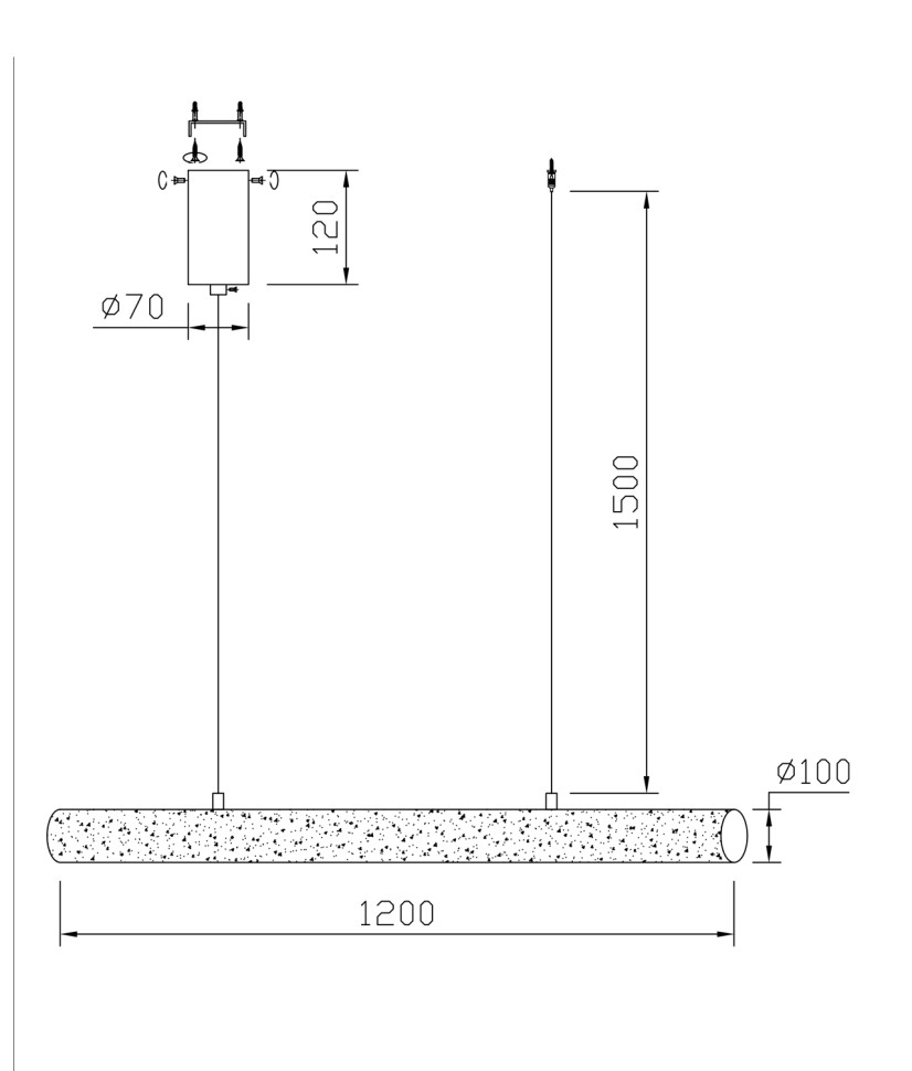 Подвесной светильник Fluorite FL1047-12P