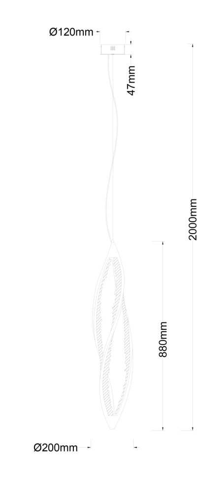 Подвесной светильник Fluorite FL1159-1P1