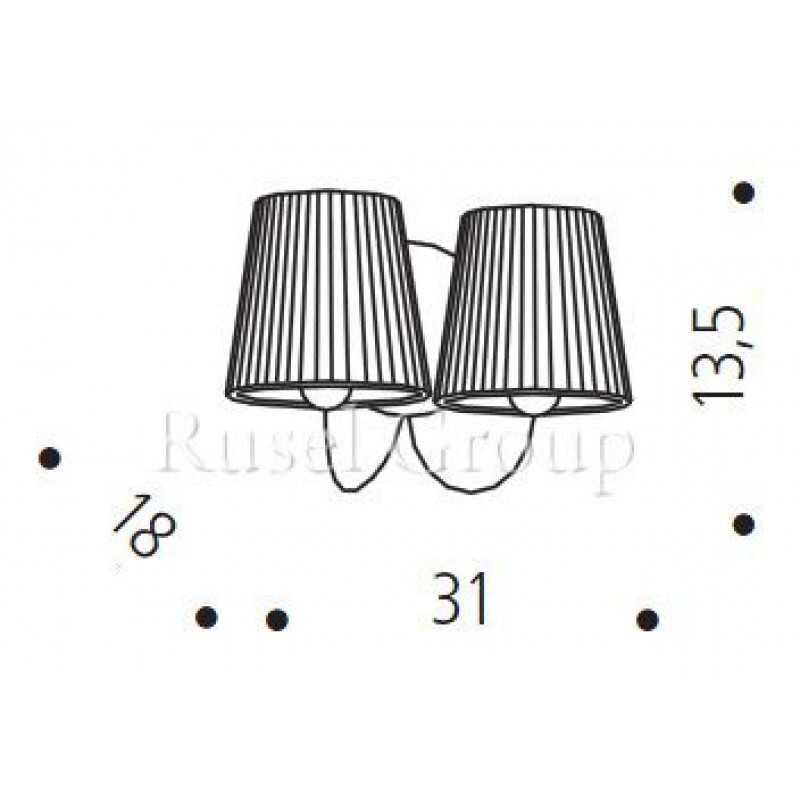 Настенный светильник de MAJO LUME A2