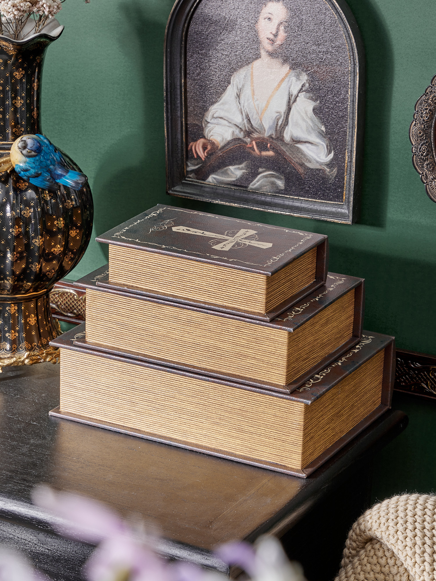 Шкатулки в виде книг, набор Glasar 39-156