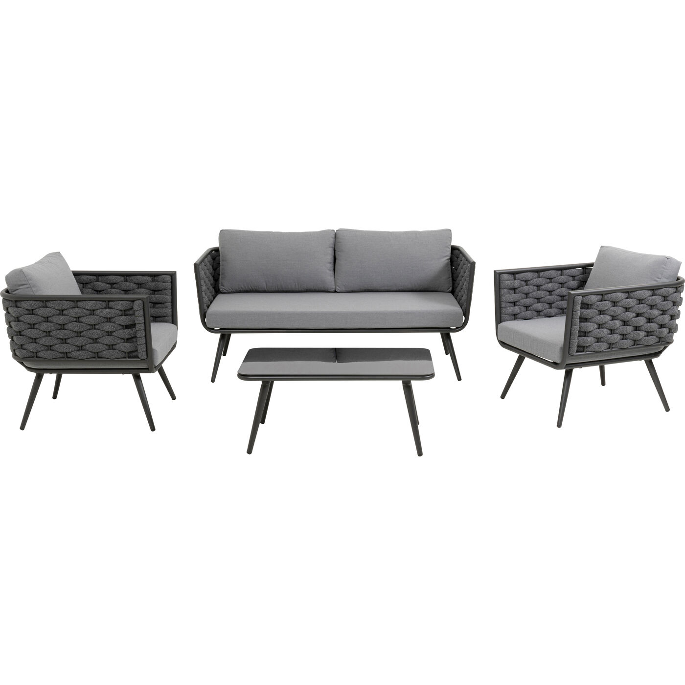 Диван Set Malta Anthracite (4/part) KARE 70555