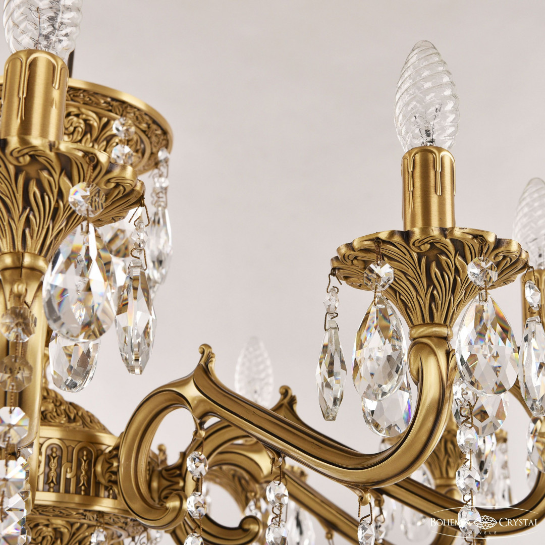 Люстра бронзовая с хрусталём 72202/10/250 A FP