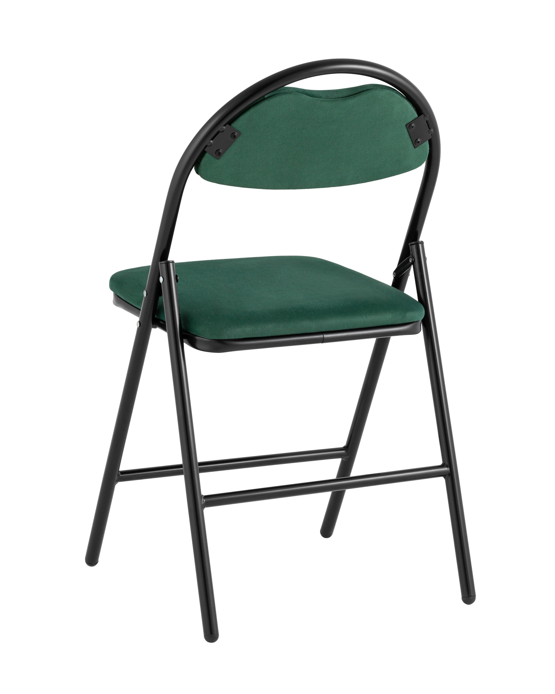 Стул складной Hagen велюр зелёный каркас черный Stool Group