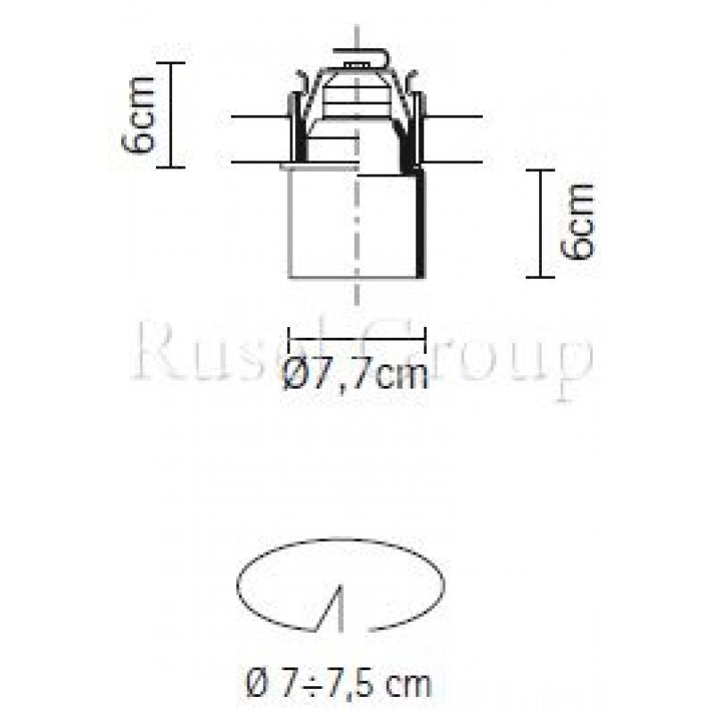 Встраиваемый светильник Fabbian Mono D14 F16 01