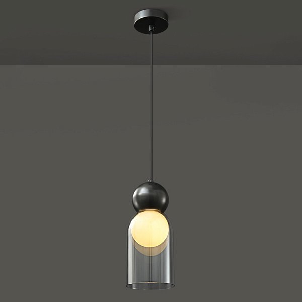 Подвесной светильник FANUEL D10 Black by ImperiumLoft