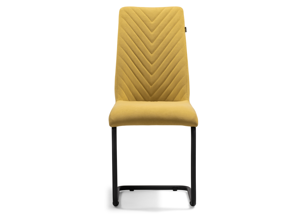 Стул Woodville Лулла горчичный / черный 464885