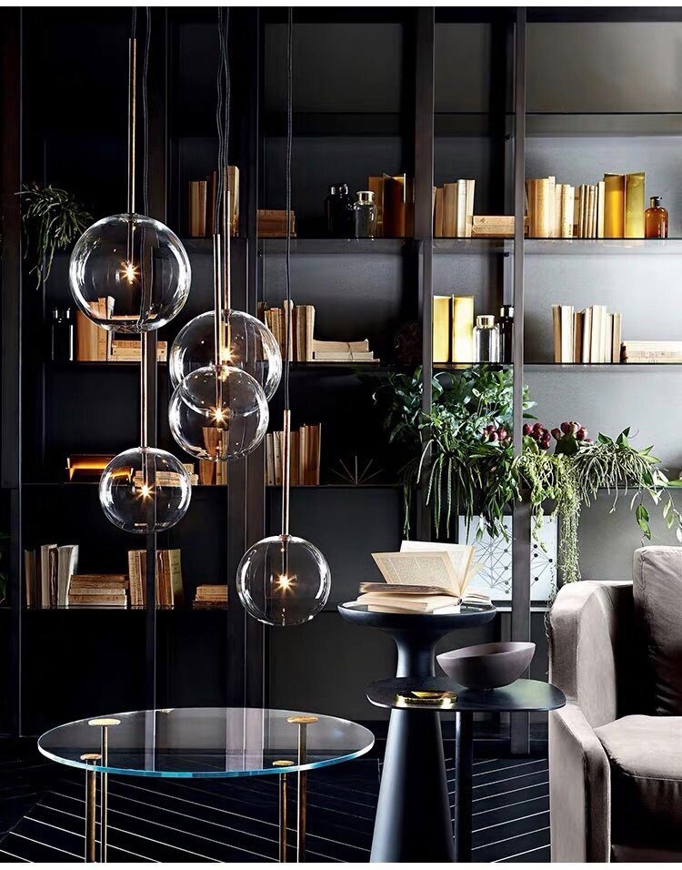Подвесной светильник Delight Collection Bolle Sola D200 gold