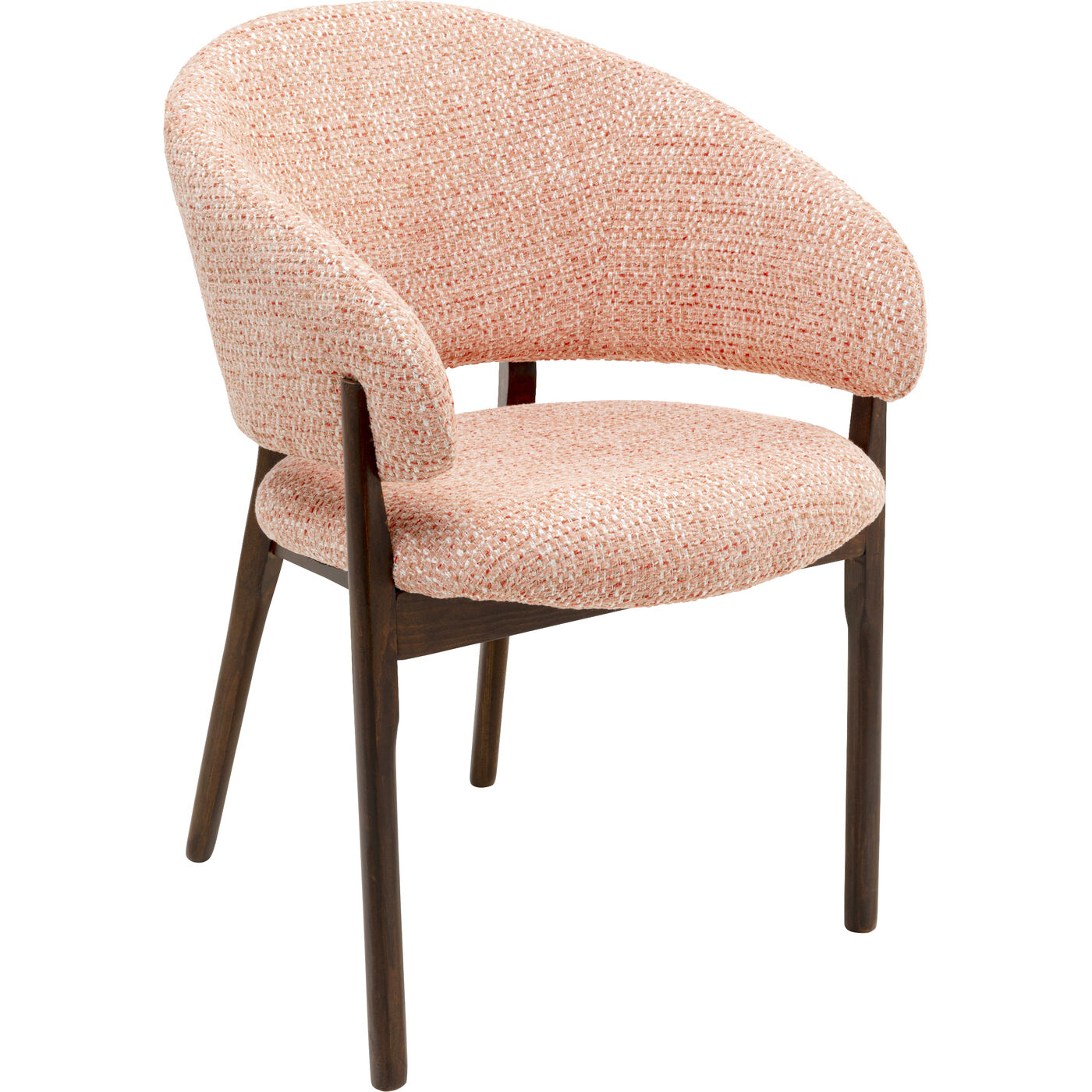 Стул с подлокотниками August Coral Melange KARE 71372