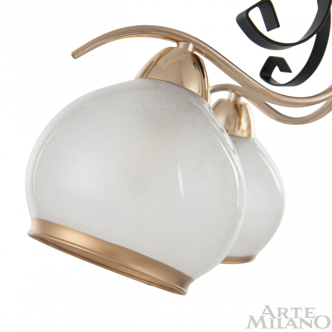 Люстра с плафонами 323306/5 FG+BK Arte Milano