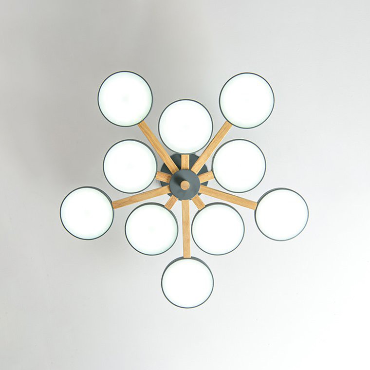 Потолочный светильник TURNA L10 White by ImperiumLoft