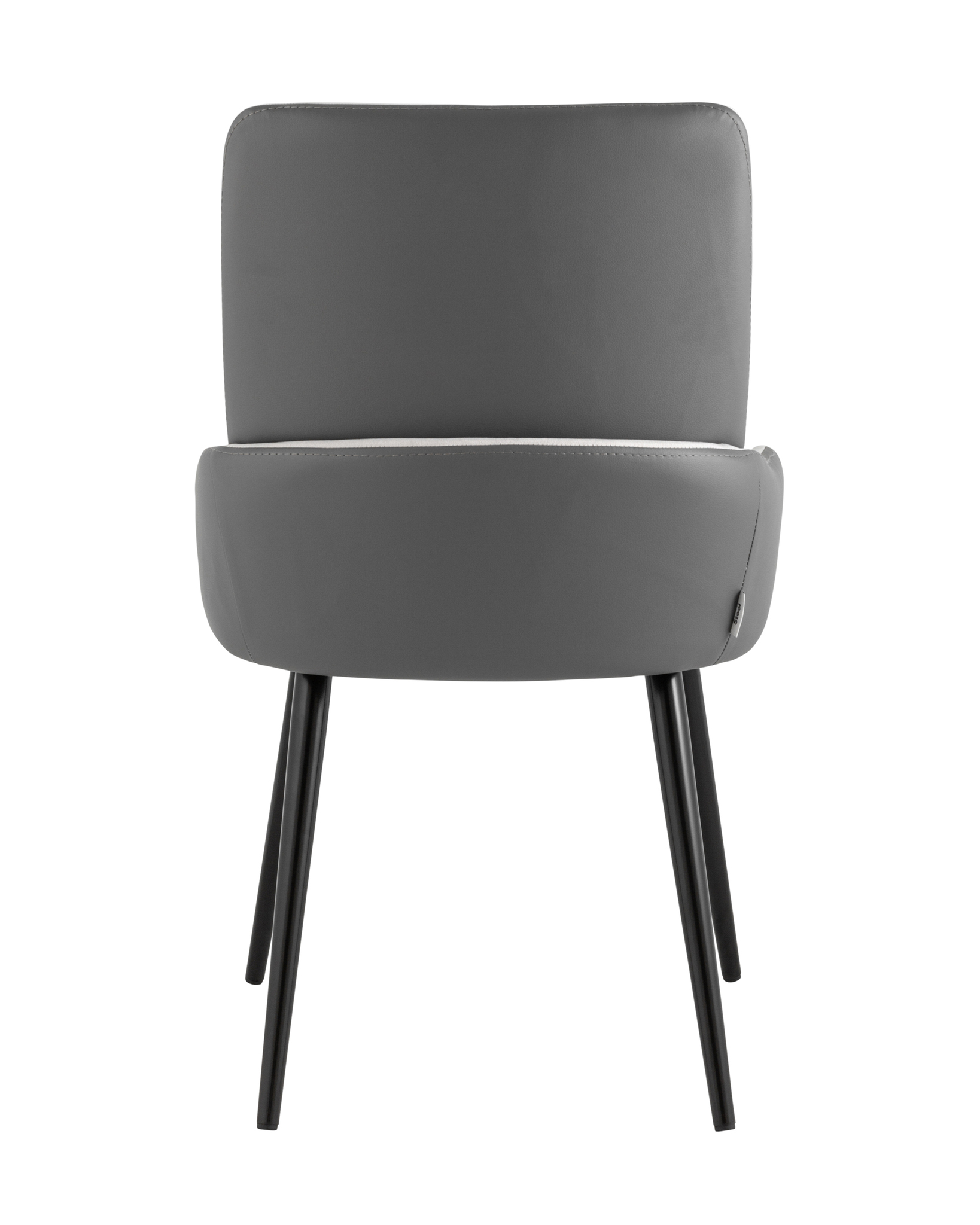 Стул Мюнхен экокожа серая велюр серый Stool Group