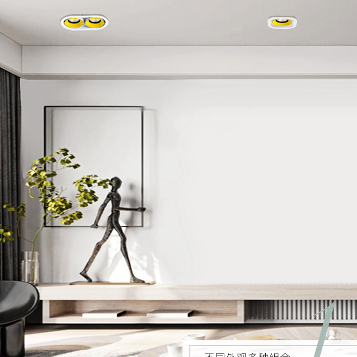 Точечный светильник REXTON B L1 White Yellow 3000 К by ImperiumLoft