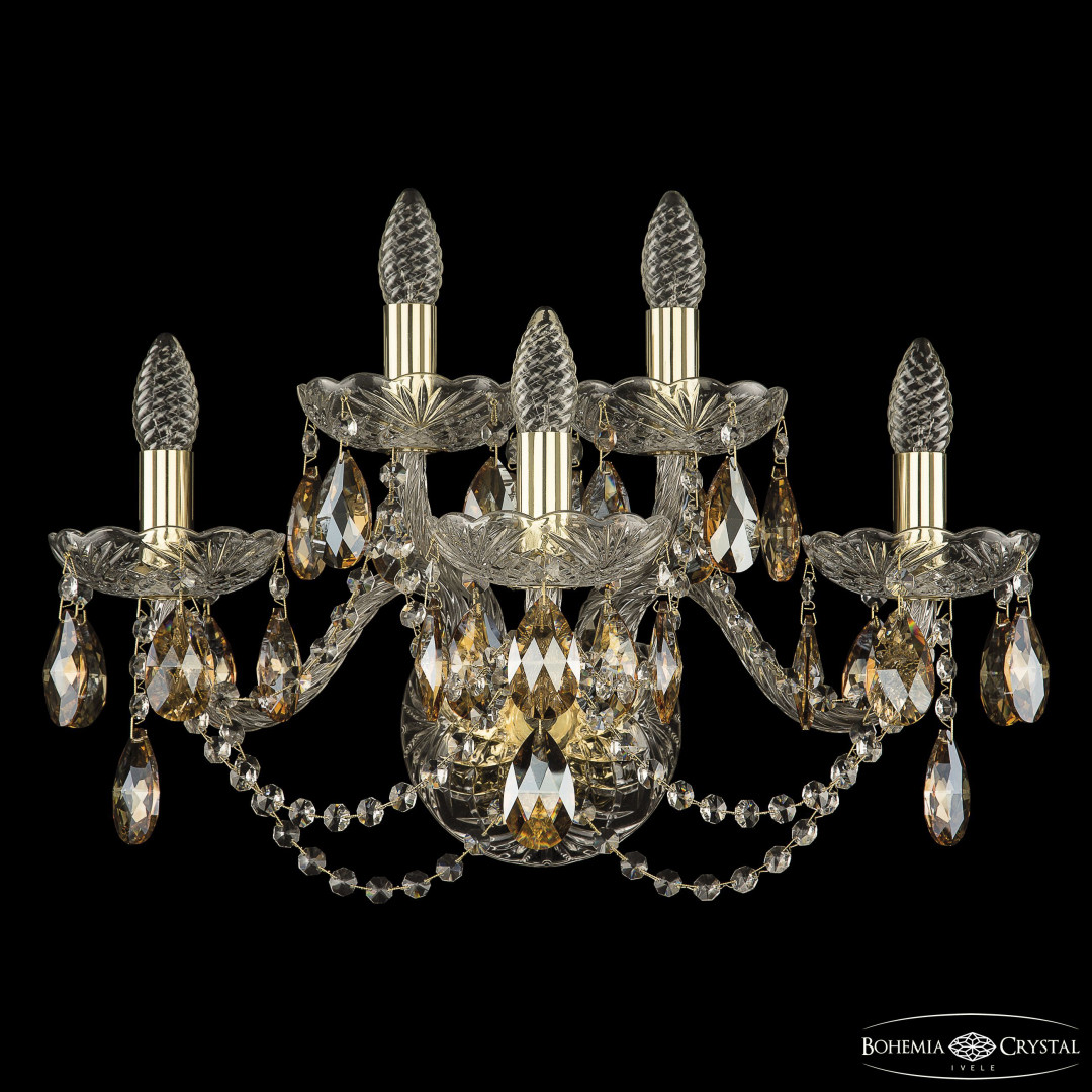 Бра хрустальные 1402B/3+2/195/XL G K721