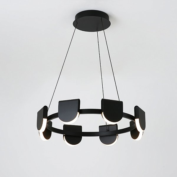 Подвесная люстра CANTO 8 D59 Black by ImperiumLoft