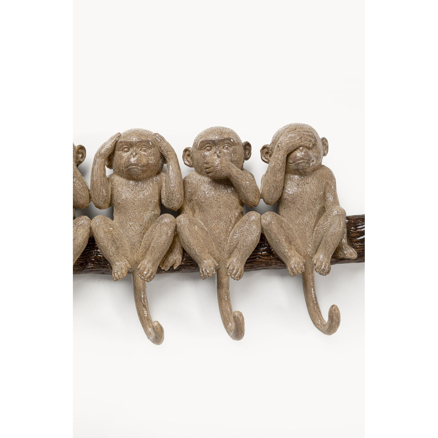 Вешалка настенная Six Monkeys 59cm KARE 70964