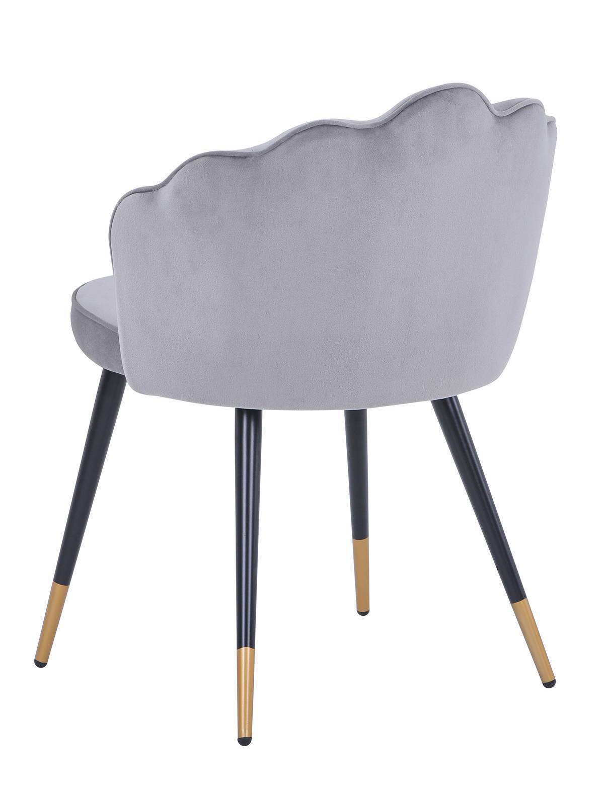 Стул Камилла велюр серый Stool Group