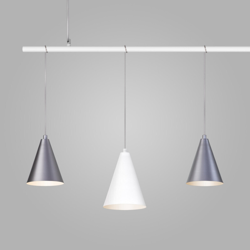 Подвесная люстра Eurosvet 50088/5 белый/серебро