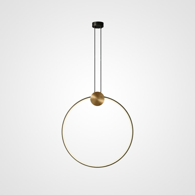 Подвесной светильник WOLKE D60 Brass by ImperiumLoft