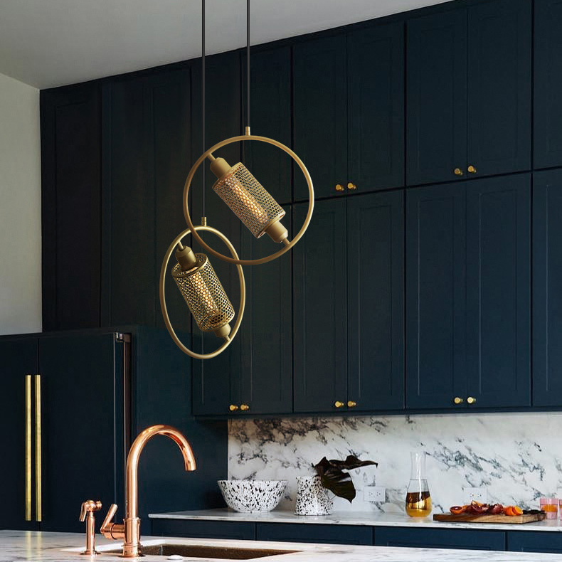 Подвесной светильник RESIST L45 Gold by ImperiumLoft