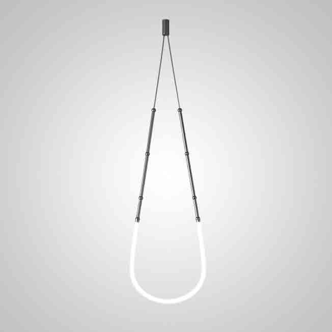 Подвесной светильник ALRIK ONE A Black by ImperiumLoft