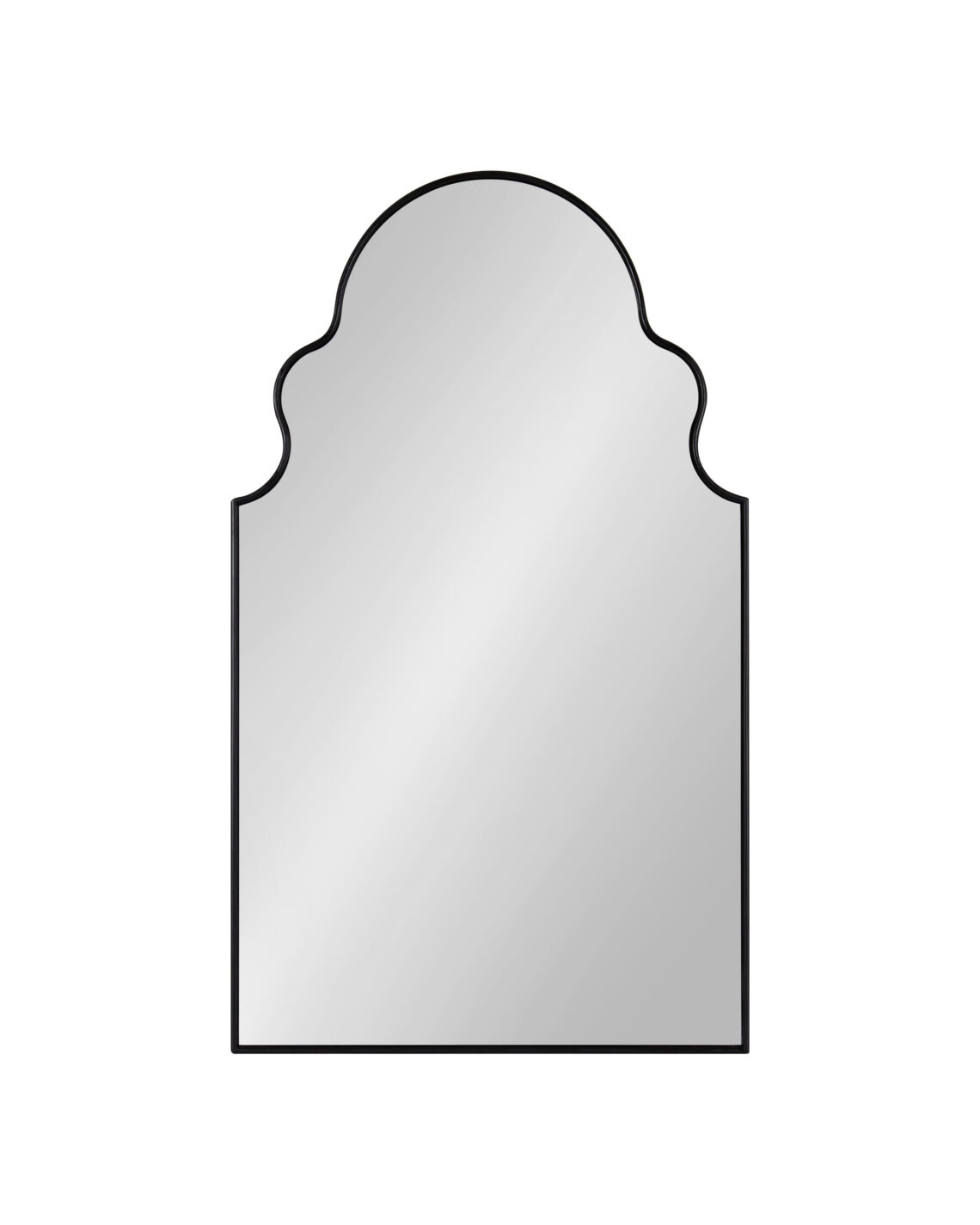 Зеркало в чёрной раме Шифа Louvre Home LHDWM081123SH