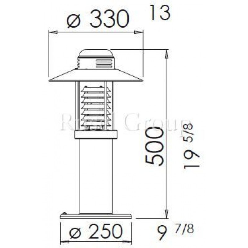 Уличный светильник Kolarz FUTURA 95003/500
