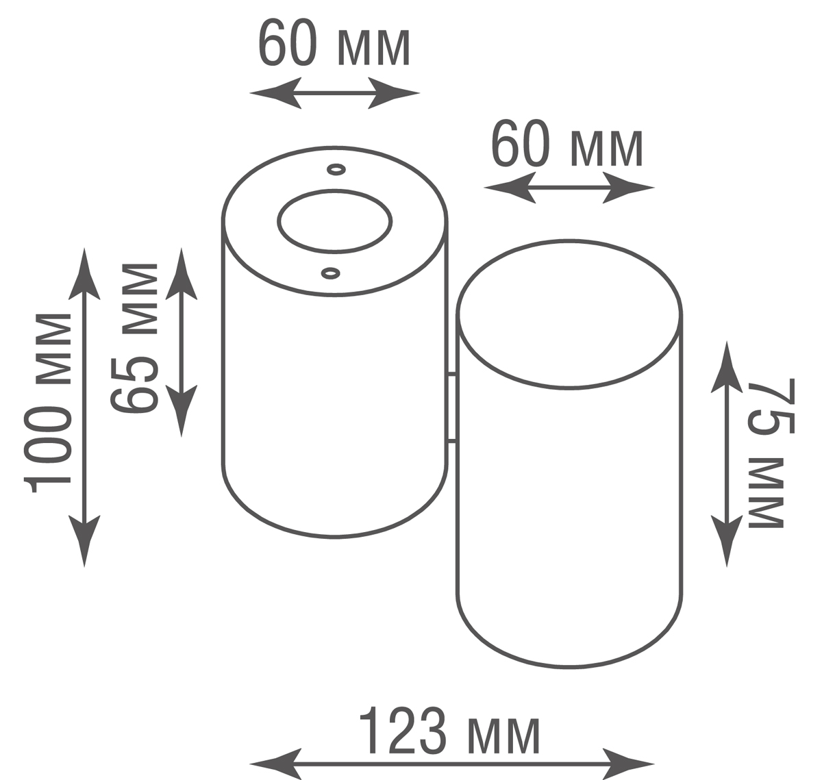 Накладной/поворотный алюминиевый светильник под сменную лампу Donolux A1594Black/RAL9005