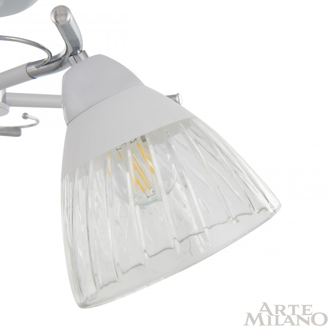 Люстра с плафонами 320306/3 WT+CR Arte Milano