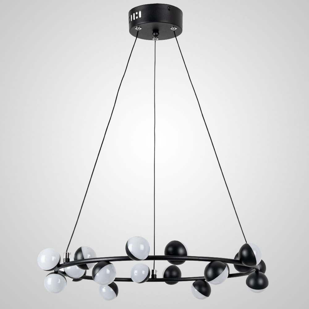 Подвесная люстра AQUATIO L48 Black by ImperiumLoft