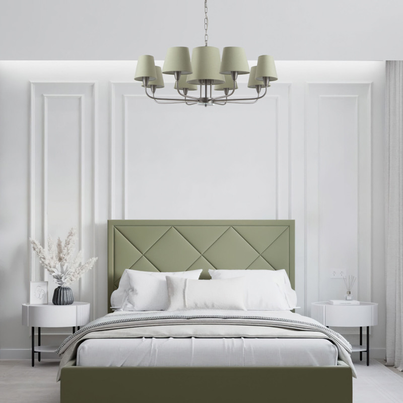 Подвесная люстра Eurosvet 60153 никель