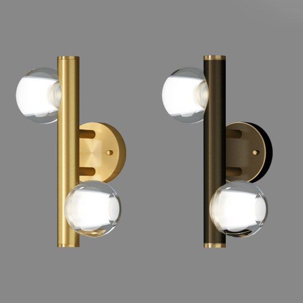 Настенный светильник ILIANA WALL A Brass Black by ImperiumLoft