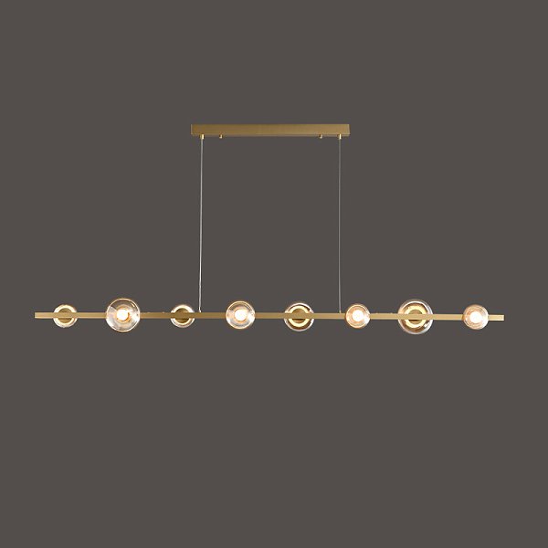 Подвесной светильник BOOSTER LONG L160 Brass by ImperiumLoft