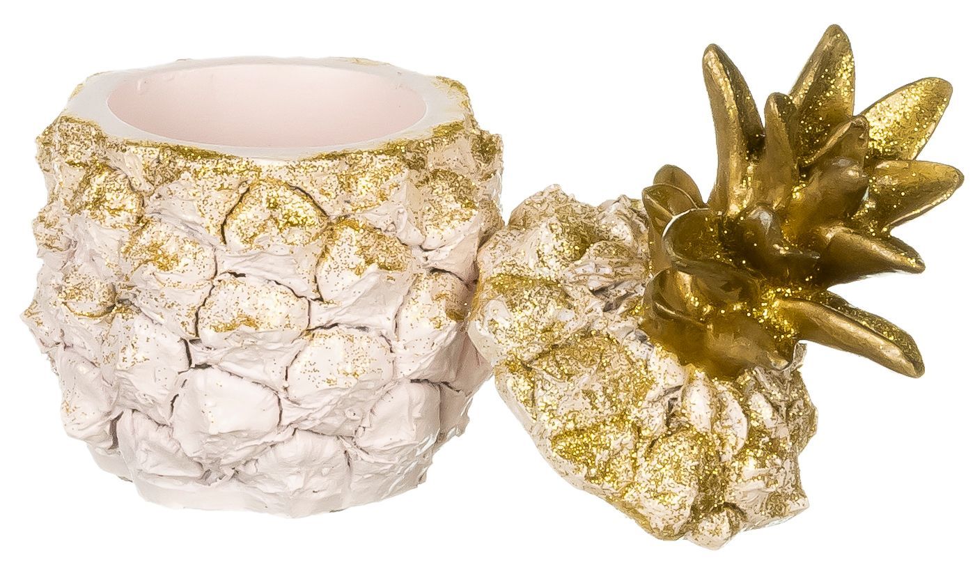 Шкатулка Розовый ананас, под старину Glasar 28-254