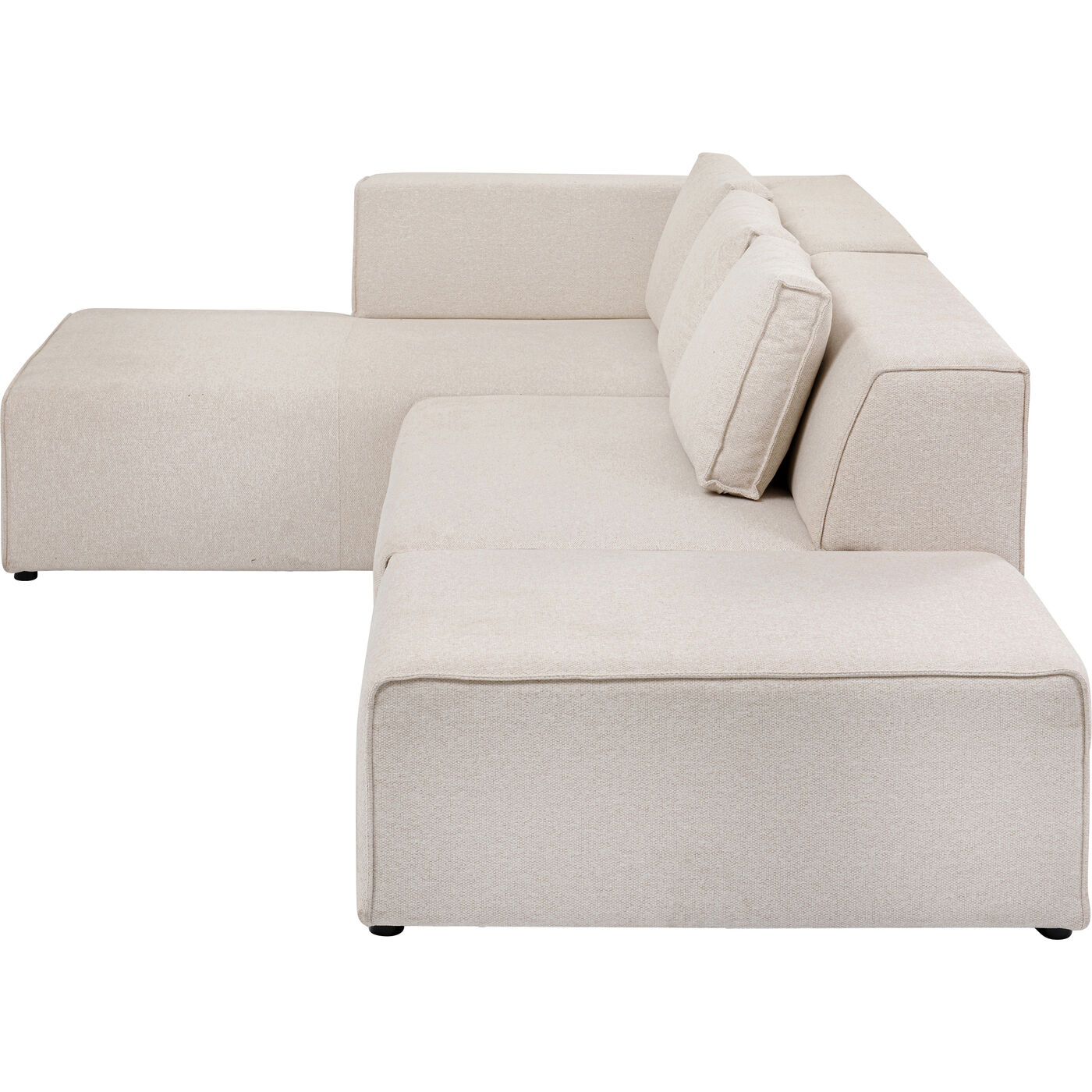 Диван угловой левосторонний Infinity Ottomane Creme Left KARE 85493