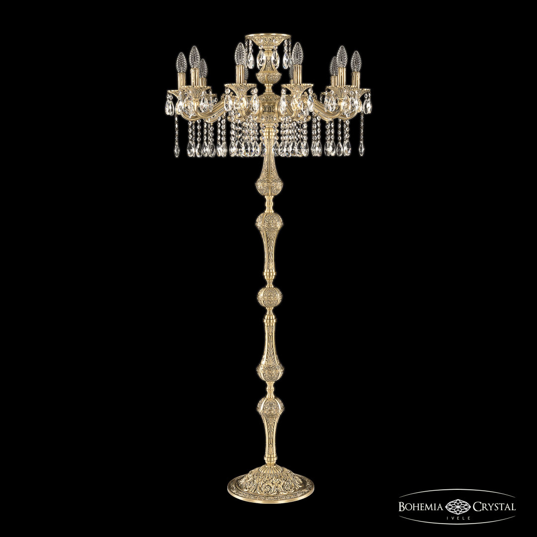 Торшер бронзовый с хрусталём 72202T/10/210 A FP