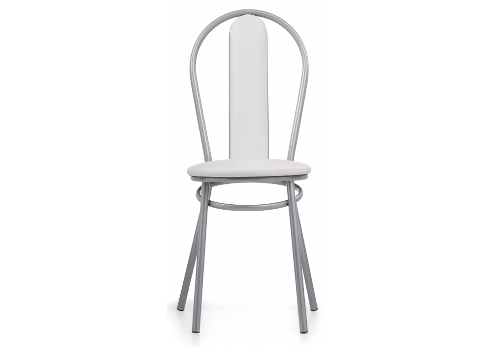 Стул Woodville Lamniel косое кольцо белый полимер / светлый мусс 453990