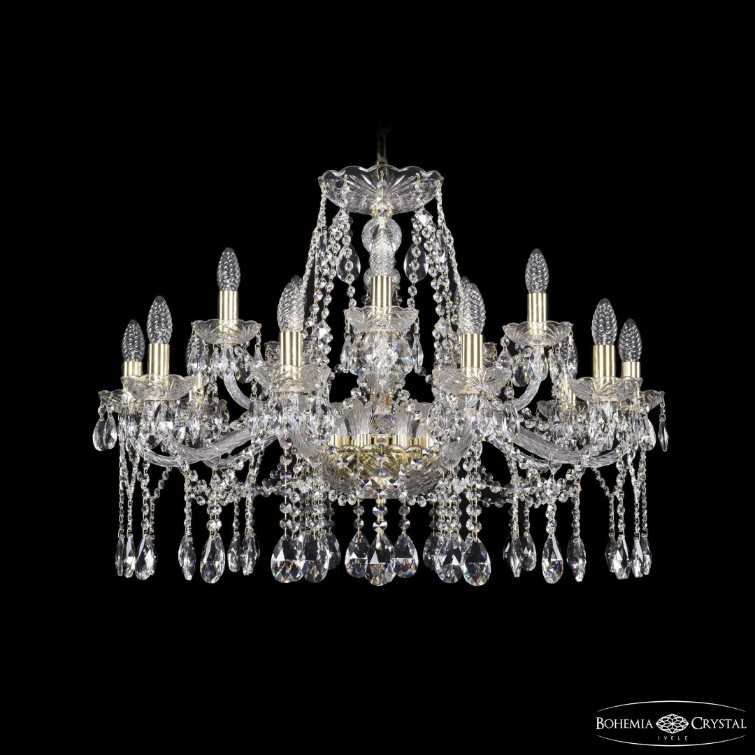 Люстра хрустальная 1413/10+5/300 G