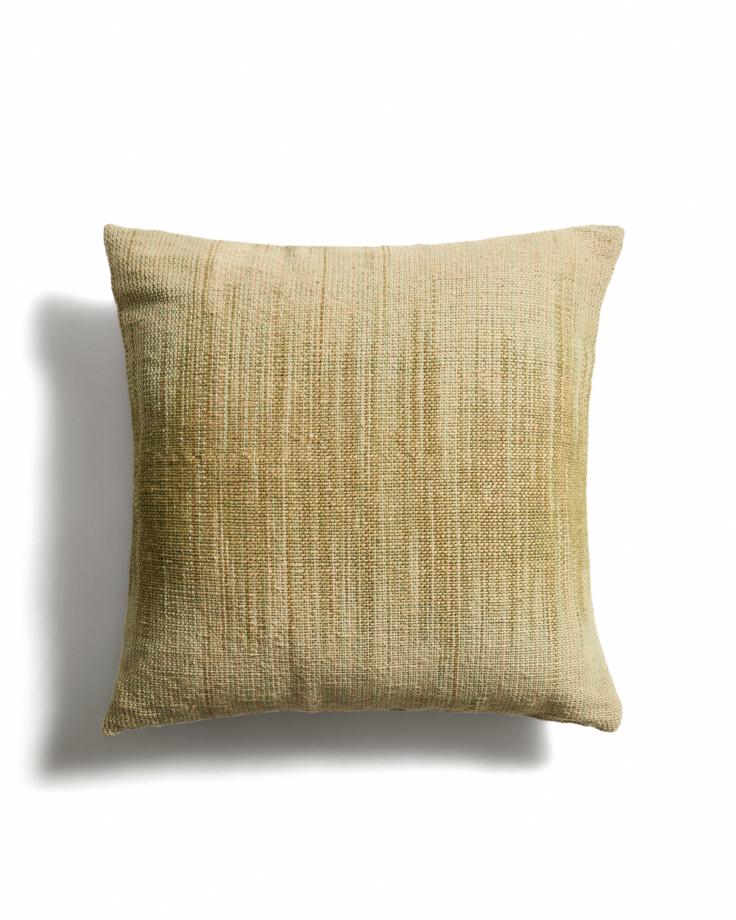 Чехол для напольной подушки Liroda из джута с зеленым узором икат, 70 x 70 см La Forma 481457