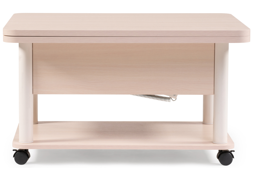 Стол-трансформер Woodville Виват светлый венге / белый 402947