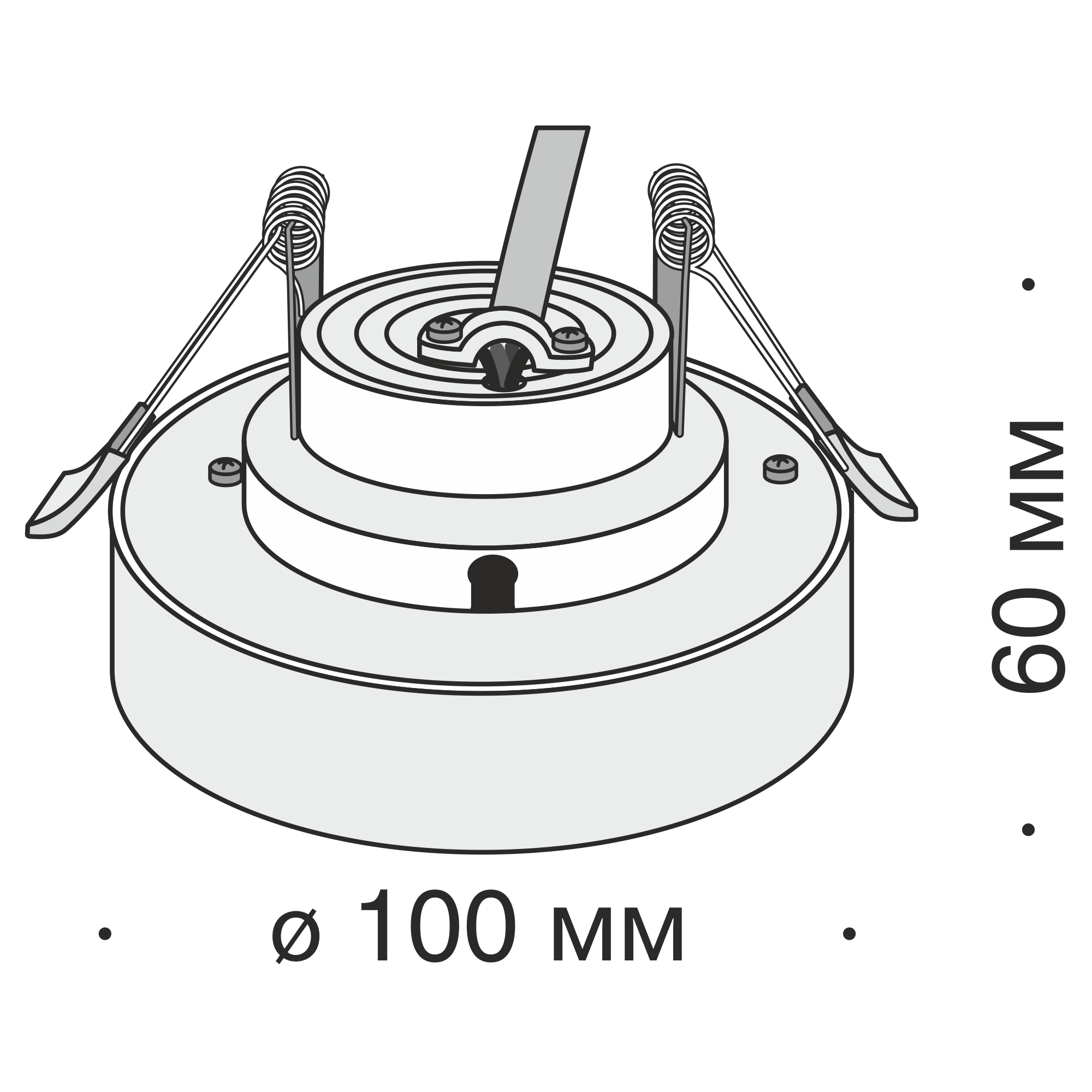 Встраиваемый светильник Maytoni DL035-2-L6B