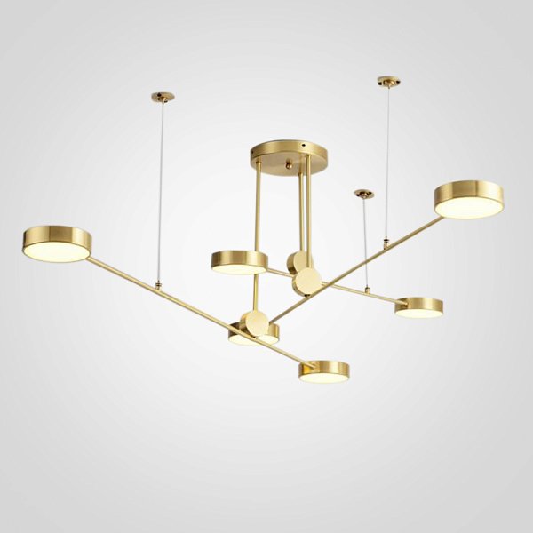 Подвесная люстра TECHNUM LED GOLD by ImperiumLoft