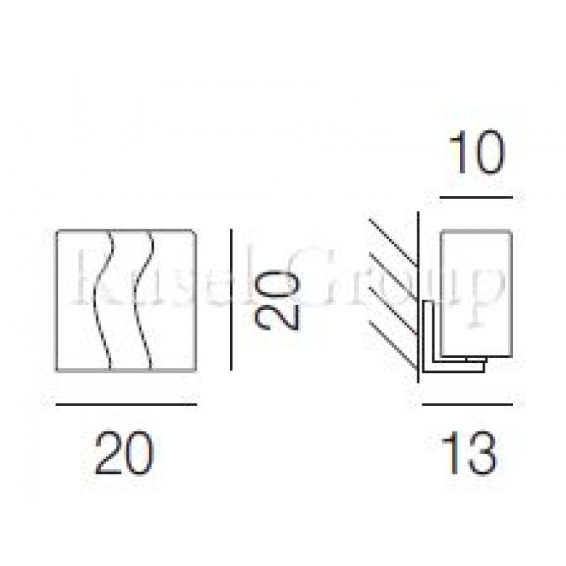 Настенный светильник Vistosi SEGRETO AP